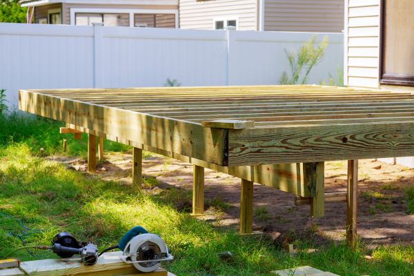 Cost of Elevated Deck Installation in Vista