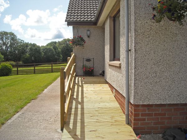 Cost of Hardwood Ramp Installation in Vista